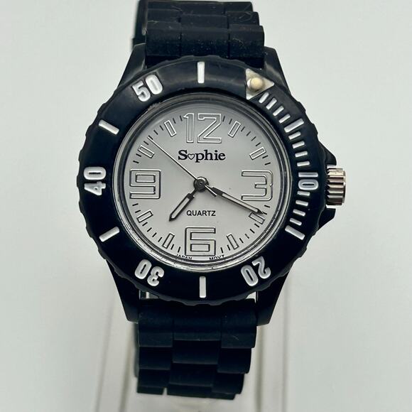 Sophie White Dial Women’s Quartz Watch, Black 35mm Working - Picture 1 of 8